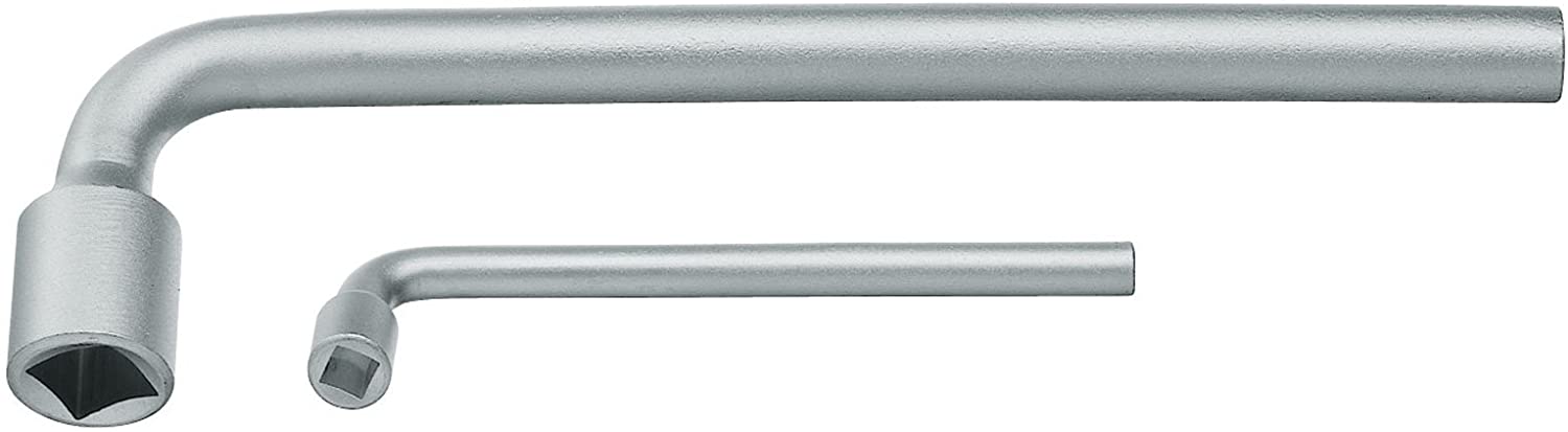 GEDORE Socket spanner, rounded, 14 mm, square, 240 mm long, Tool for nuts bolts automotive 25 V 14, Chrome-plated steel