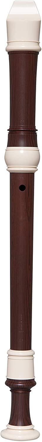 YAMAHA YRA-312B Recorder - Alto baroque fingering, simulated rosewood with white trim - Image 3