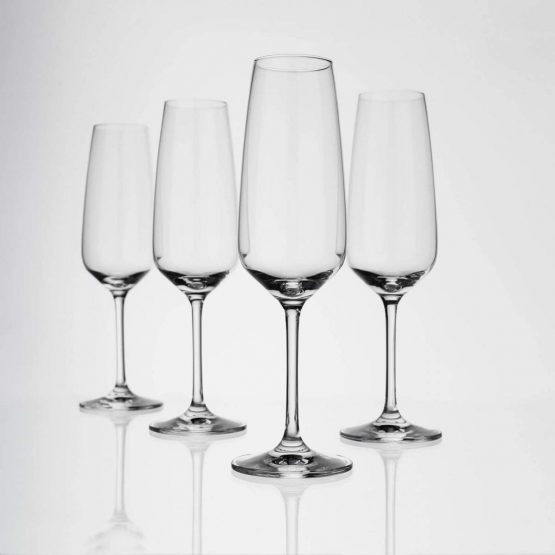 Champagne Tulip Glasses for for Chmpagne and Prosecco | Set of 6 Champagne Flutes | Champagne Glasses with Perfect Stems and Flute to Hold 21Cl. of Champagne. - Image 2