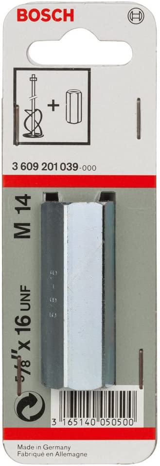 Bosch 3609201039 Adapter for Stirrer Basket Silver, 60 mm, M14 - 5/8"-16 UN-2a - Image 2