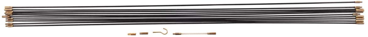 Amtech S4195 10 Piece 100cm cable access kit, Black