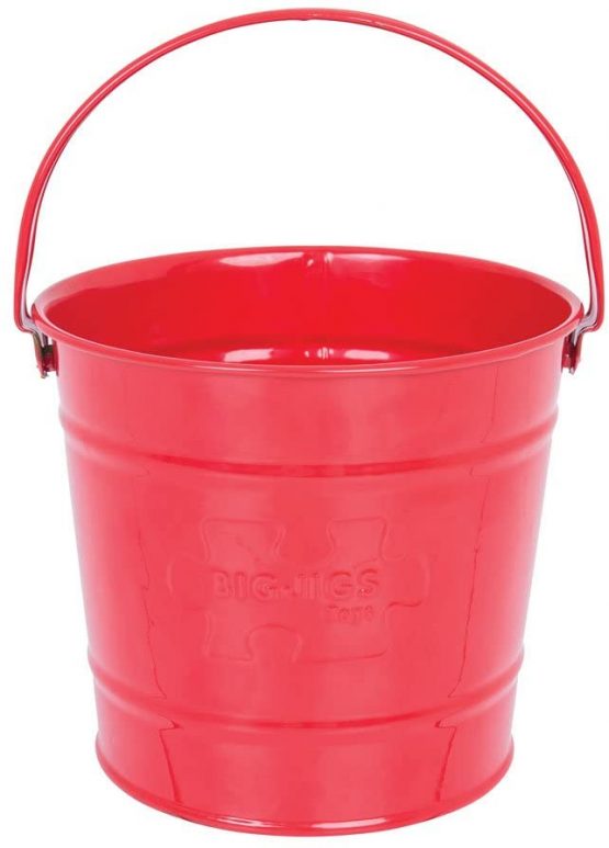 Bigjigs Toys Children's Red Bucket - Garden Tools and Accessories