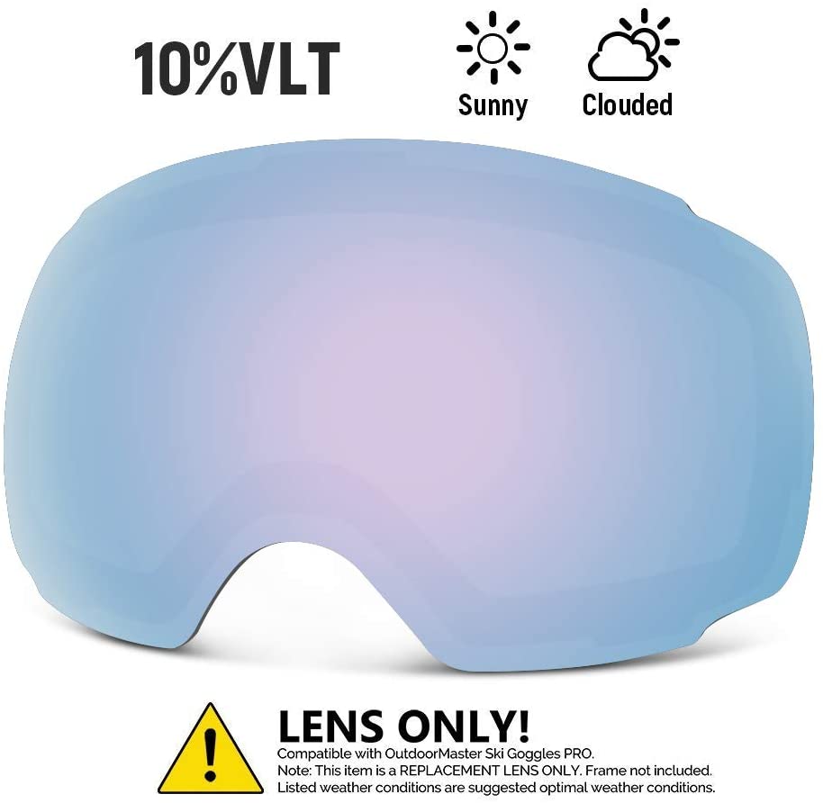 OutdoorMaster Ski Goggles PRO Replacement Lens BigaMart