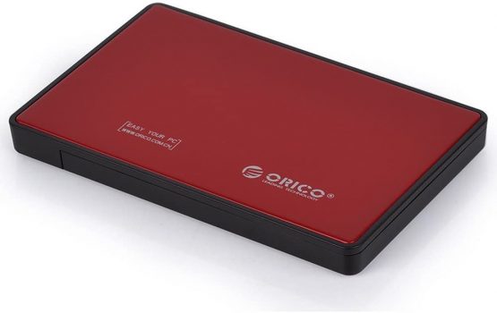 ORICO 2.5 Inch External Hard Drive Enclosure - USB 3.0 to SATA III SSD HDD Caddy Reader with UASP - Support Auto Sleep on Laptop PC PS4 Xbox and Mac (Red Case) - Image 2