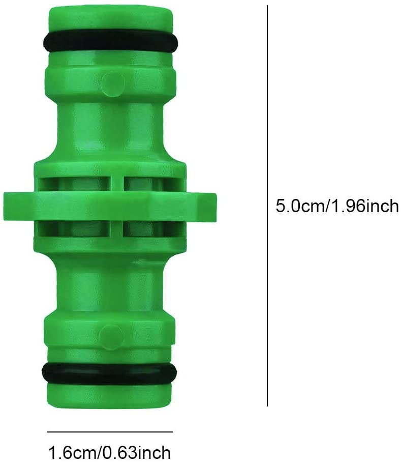 YAAVAAW 8 Pack Garden Hose Connector, Contains 4 Pack Hose End Connector & 4 Pack Double Male Hose Connector Extender - Image 3