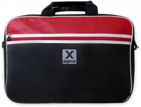 APPROX Nylon Laptop Bag for 15.6 inch Device - Black/Red