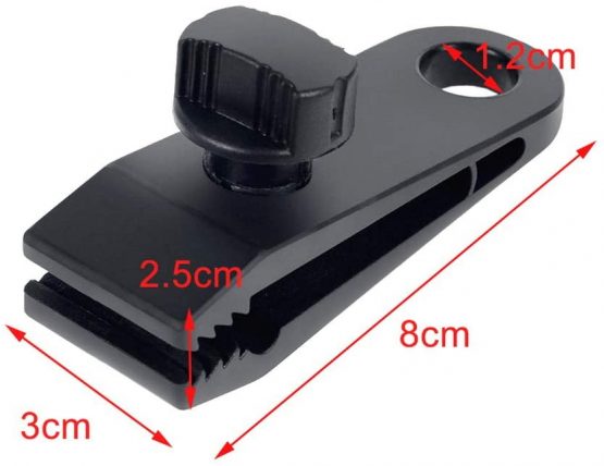 nuoshen 6 Pcs Tarp Clips, Crocodile Mouth Tent Clips Heavy Duty Lock Grip Clamps Plastic Awning Clamp Set Instant Clip Tent Accessories for Camping, Tarps, Caravan, Garden Shade Cloth, Black - Image 3