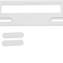 SPARES2GO Universal Adjustable Fridge Freezer Door Handle (190mm, White)