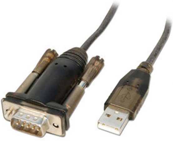 LINDY 42855 USB to Serial Adapter - 9 Way (RS-232), 1.5m