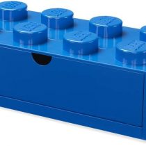 Room Copenhagen 40211731 Lego Desk Drawer 8 knobs Stackable Storage Box, Blue, Large