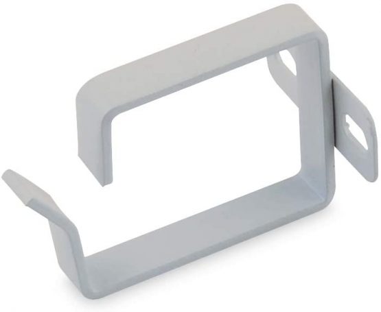 DIGITUS Cable Guide 44 x 60 mm - 10 pieces - Network Enclosure 19 inch - Cable Management - Gray