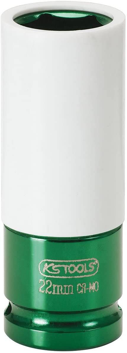 KS Tools 515.2022 1/2-inch 22mm Deep Impact Sockets, 22 Mm, 22 mm