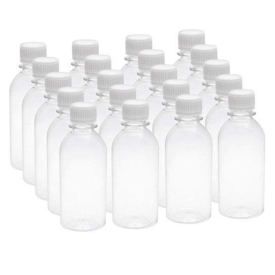 sourcing map 6.8 oz/200ml Plastic Lab Chemical Reagent Bottle Small