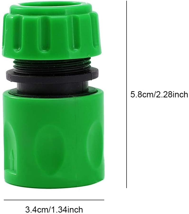 YAAVAAW 8 Pack Garden Hose Connector, Contains 4 Pack Hose End Connector & 4 Pack Double Male Hose Connector Extender - Image 2
