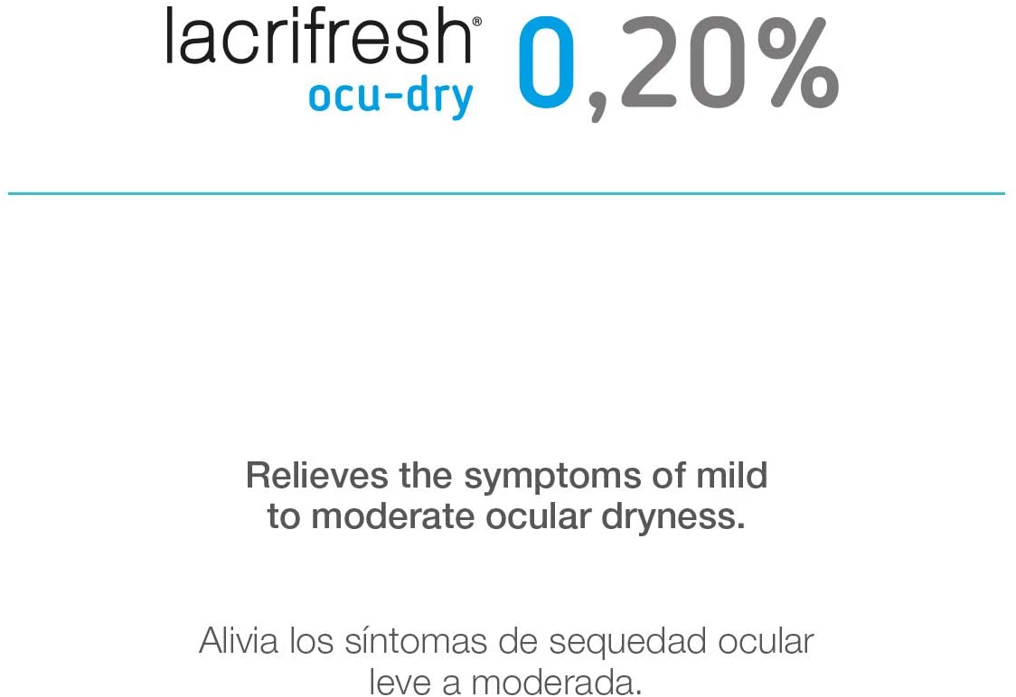 Avizor Lacrifresh Monodose Lacrifresh Ocu-Dry 0.20% 20 ud. 0,4 ml Contact Lens Cleaner, 0.4 ml (Pack of 20) - Image 4