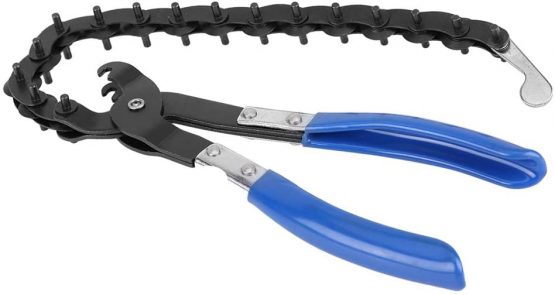 Exhaust Pipe Cutter, Universal Exhaust Pipe Cutting Chain Carbon Steel Exhaust and Tailpipe Cut Off Tool Cutter Cutting Chain - Image 2