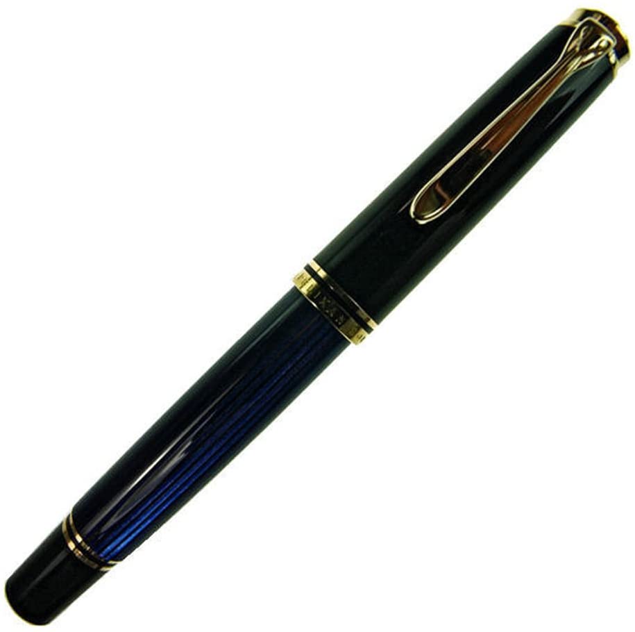 Pelikan M800 Fountain Pen M Premium Plume Noir/Bleu - Image 3