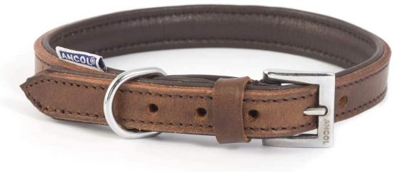 Ancol Vintage Leather Padded Collar 45-54cm Size 6 - Image 3