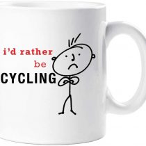 60 Second Makeover Mens I'd Rather Be Cycling Mug Present Dad Boyfriend Man Gift Cyclist