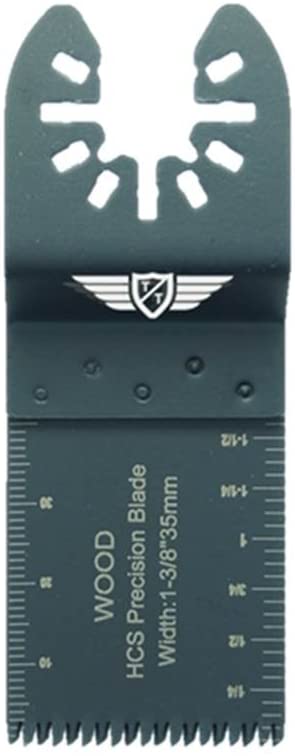 10 x 35mm TopsTools FA35J_10 Fast Fit Coarse Wood Cutting Blades Compatible with Dewalt Stanley Black and Decker Bosch Fein (Non-StarLock) Makita Milwaukee Parkside Ryobi Worx Workzone Multitool - Image 3