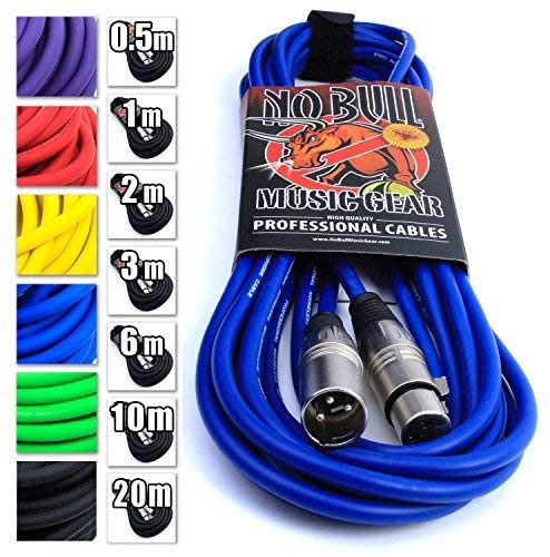 No Bull Nordell Music Gear' Premium XLR Cable (Blue