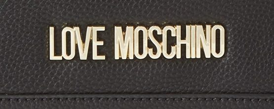 Love Moschino Women's Jc4210pp0a Messenger Bag, Black (Black Pebble), 10x20x28 Centimeters (W x H x L) - Image 3