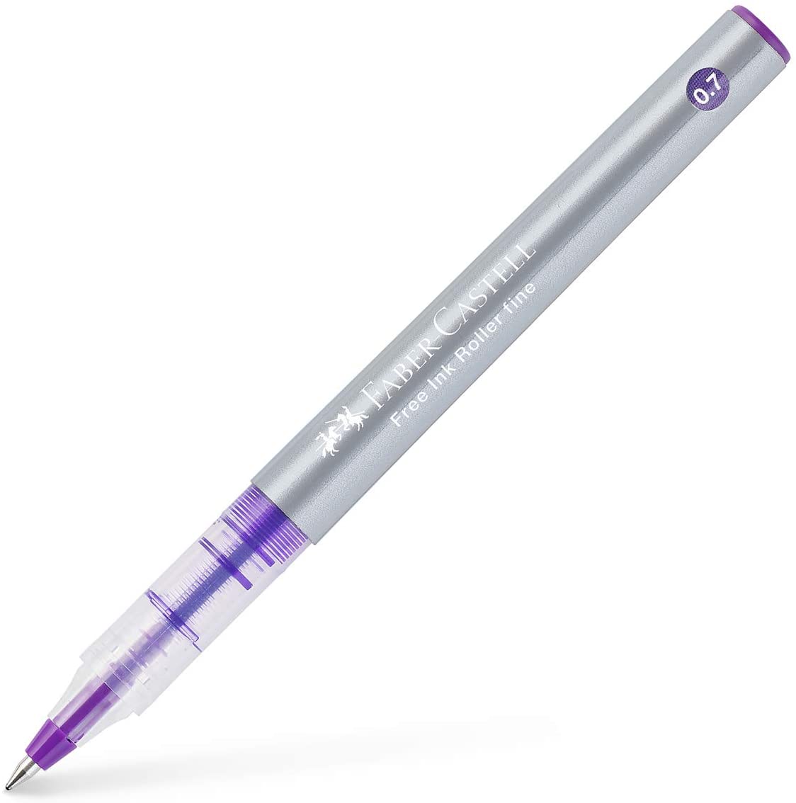Faber-Castell 348136 – Free Ink Roller 0.7 Violet. Pack of 12.