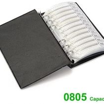 DollaTek Capacitor 0805 (0.5pF-10uF) 92 Value x 50pcs = 4600pcs SMD SMT Capacitor Combo Sample Book Kit
