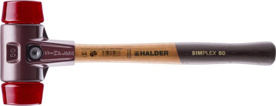 Halder 3006030" Simplex Soft-Face Plastic Mallet, Multi-Colour, 30 mm