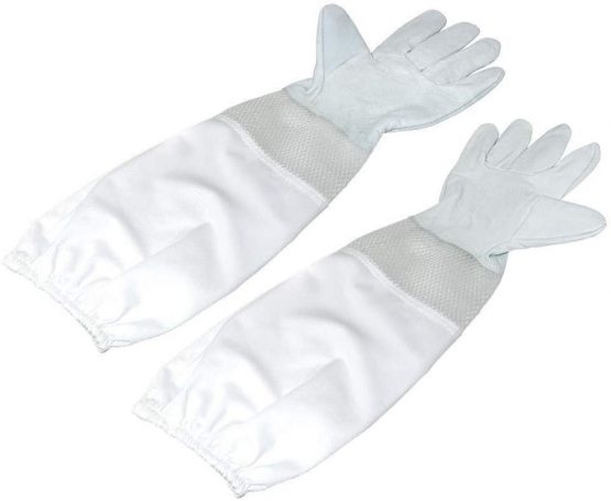 KINGLAKE Beekeeping Gloves Large Beekeeper Protective Gloves for Men & Women with Vented Sleeves