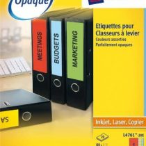 Avery 80 Folder Spine Labels 192 x 61 mm Assorted