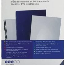 GBC 4400025 HiClear Binding Covers, 240 micron, A5, Clear, Pack of 100