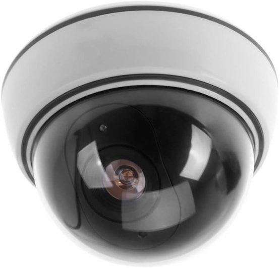 PhotR 2x Outdoor Indoor Fake Imitation IR Dome CCTV Blinking Red LED