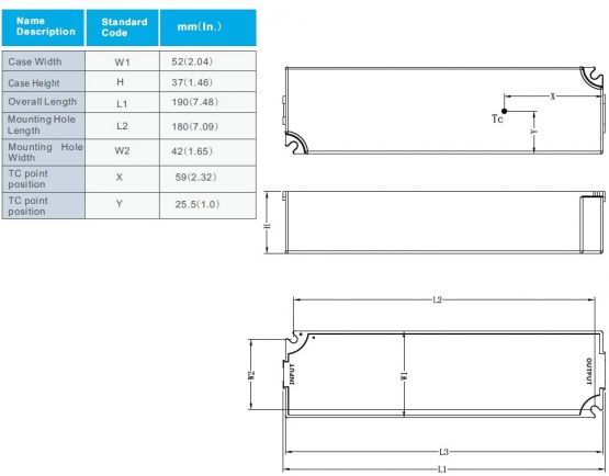 LIGHTEU®, Sosen Transformer LED Power Supply - 100W, 12V DC, 8A - IP65 Constant Voltage for LED Strip Lights and G4, MR11, MR16 LED Light Bulbs - Image 3