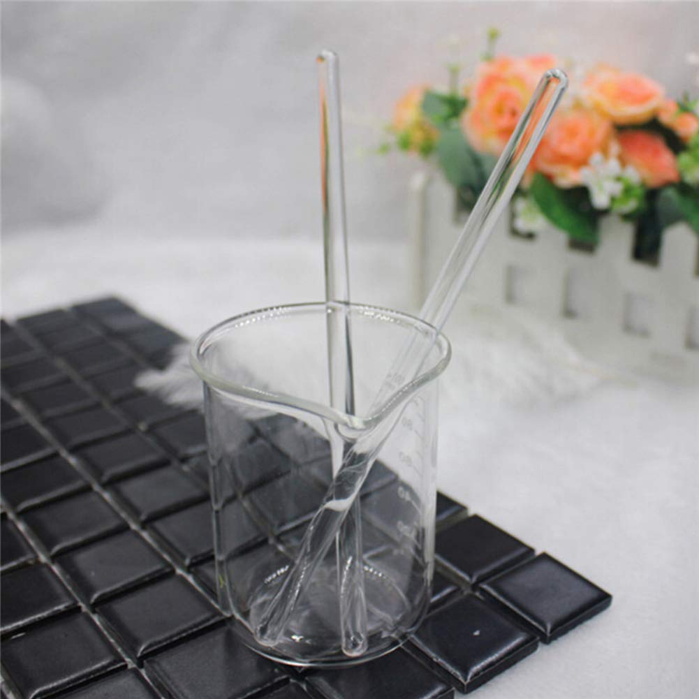 12 Inch 30cm Glass Stirring Rod 10 Pcs Lab Stirring Rods Glass Reusable Mixing Sticks Borosilicate Solid Stirrer Rods With Both Ends for Hot Cold Drinks Chemistry Kitchen - Image 4