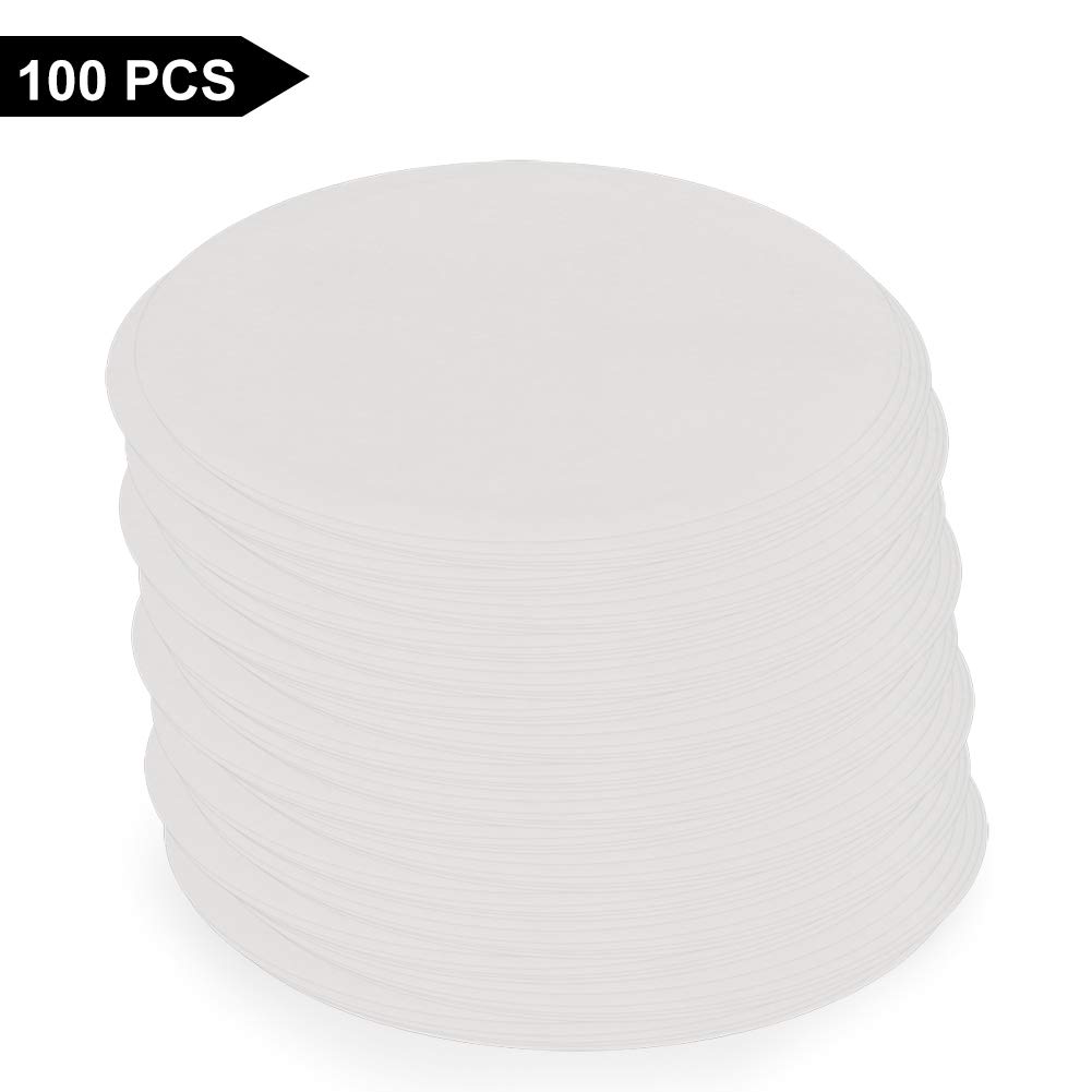 StonyLab Quantitative Filter Paper Circles, 46mm Diameter Cellulose Filter Paper with 20 Micron Particle Retention Medium Filtration Speed, Pack of 100 - Image 3