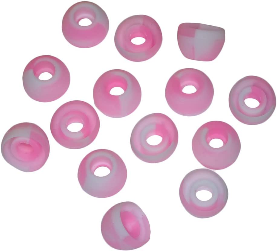 Xcessor Large Replacement Silicone Earbuds - Pink Cloud (Pack of 7 works), Pink Clouds