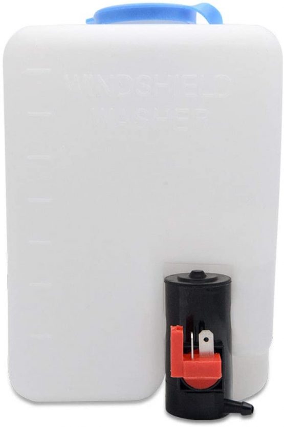 Universal Windscreen Washer Bottle Kit with Pump Hose Jets Wiring Switch For Classic Car 12V Boat Marine - Image 4