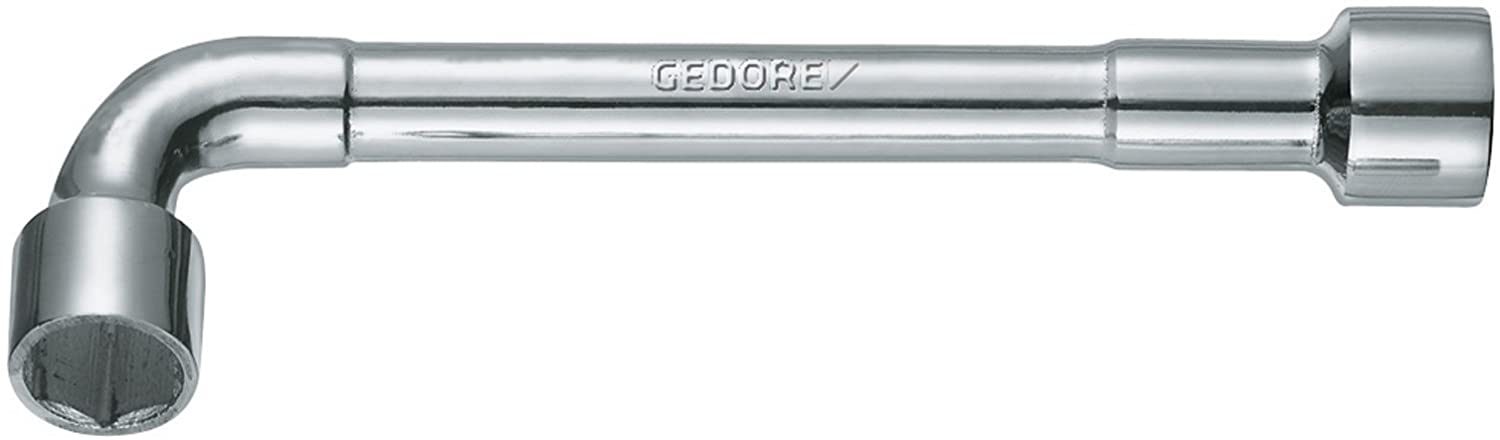 Gedore 25PK17 17 mm 6 Hex Screws Double Socket Wrench Offset - Silver, 17 mm/6-kant doppelt