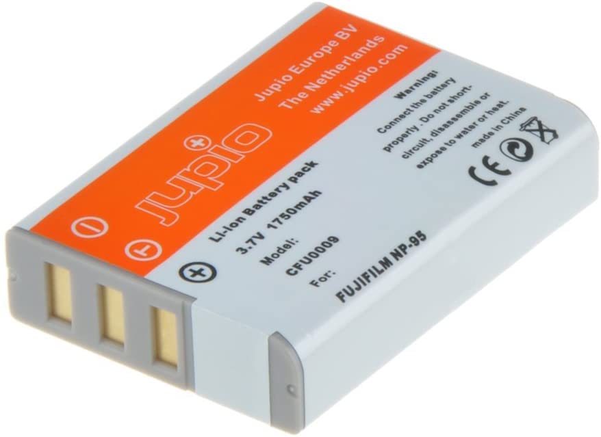 Jupio CFU0009 Camera Battery for Ricoh/Fuji NP95 / Fuji NP90, Black