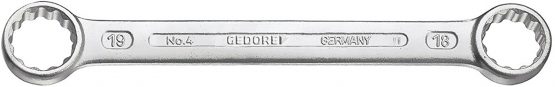 Gedore G410X13MM Spanner Ring D/E Flat 10X13Mm Gedore 4 605352
