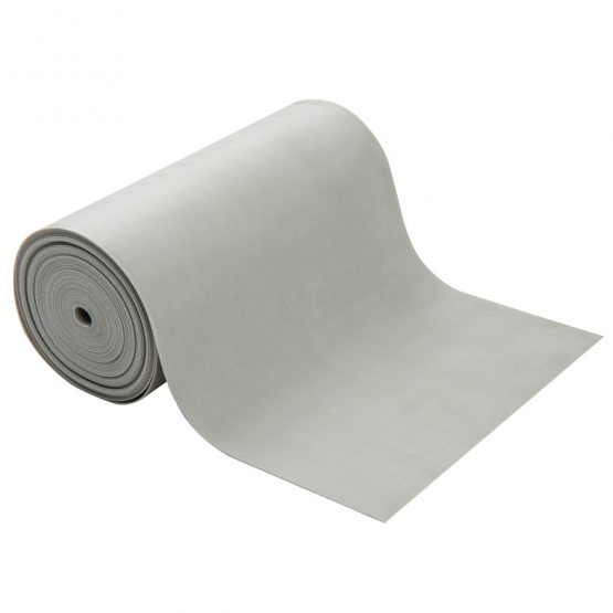 Resistance band / training band / gymnastics band - 5.5 m - silver (very very strong) - alternative to dumbbells
