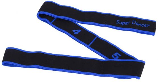 Keenso Resistance Band, 4 Colors 8 Loops Yoga Resistance Band Latin Dance Elastic Stretching Belt Fitness Exercise Pulling Strap