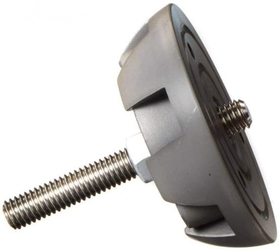 Manfrotto 520BALL Half Ball Leveler with 3/8-inch Screw For 75mm Bowl Tripods - Image 4