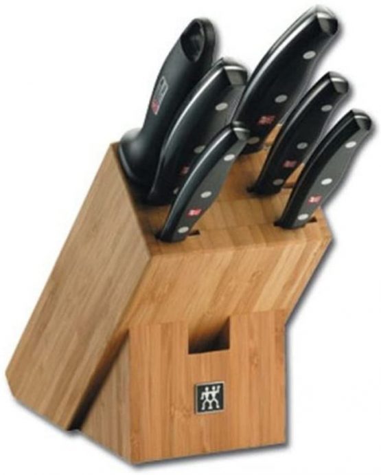 Zwilling 1001385 J. A. Henckels Pollux 7-Piece Block Set, Steel, Black, 28.0 cm*114.5 cm*11.0 cm