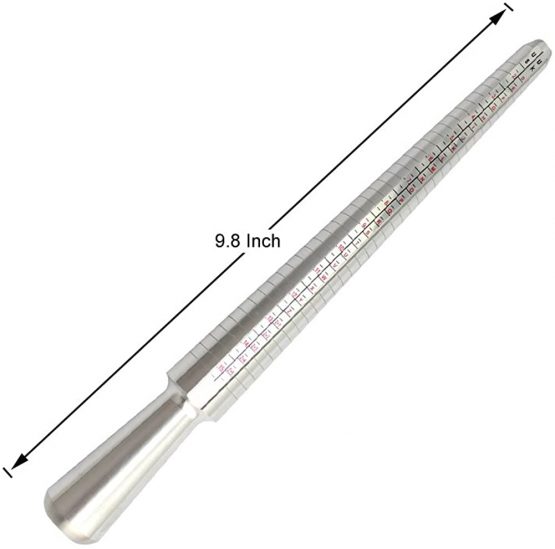 Meowoo Ring Sizer UK Measurement Scales Kit Tools for Measuring Rings Diameters - Image 2