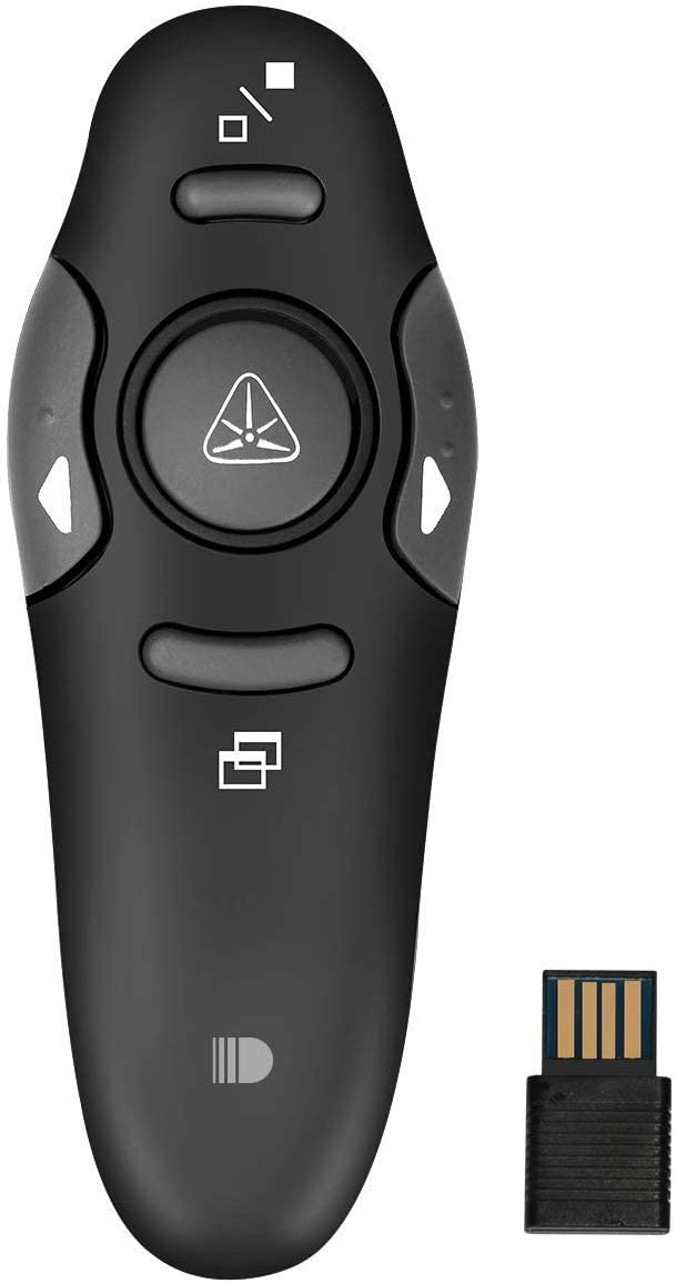 Doosl Wireless PowerPoint Presentation Clicker Red Laser Pointer, 2