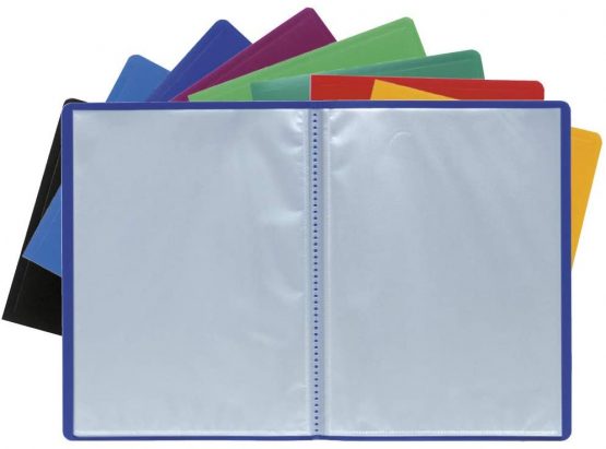 Exacompta Soft PP Display Book, A4, 100 pockets - Red - Image 2