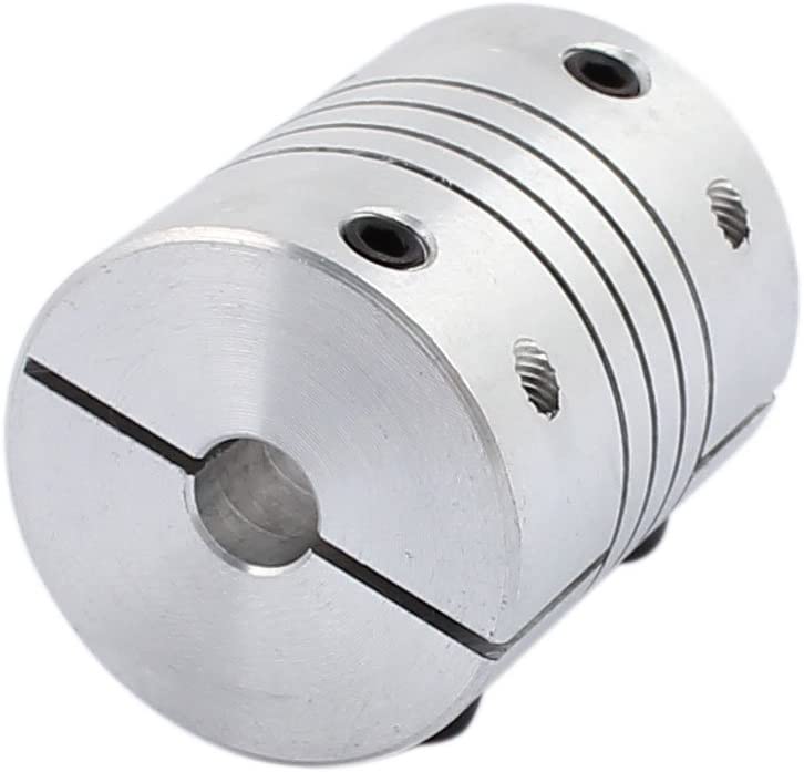 sourcingmap 6mm to 10mm Shaft Coupling 30mm Length 25mm Diameter Stepper Motor Coupler Aluminum Alloy Joint Connector for 3D Printer CNC Machine DIY Encoder - Image 3
