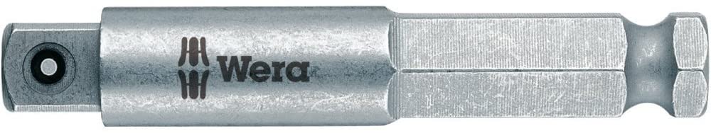 Wera 05050510001 1/2 x 75 mm 870/7 Adaptor - Silver